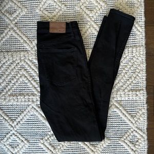Madewell black jeans size 28 TALL